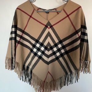 Burberry Nova Neck Poncho
